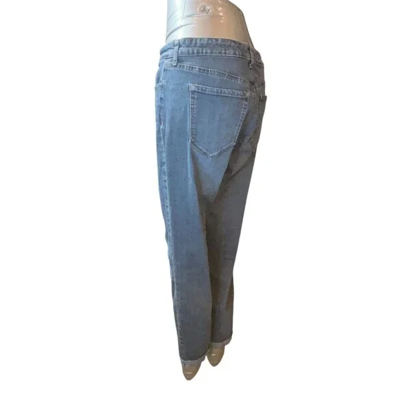 Jessica Simpson Women Jeans 10 High Rise Skinny Ankle Cuffed(W31 L24) - Picture 6 of 12